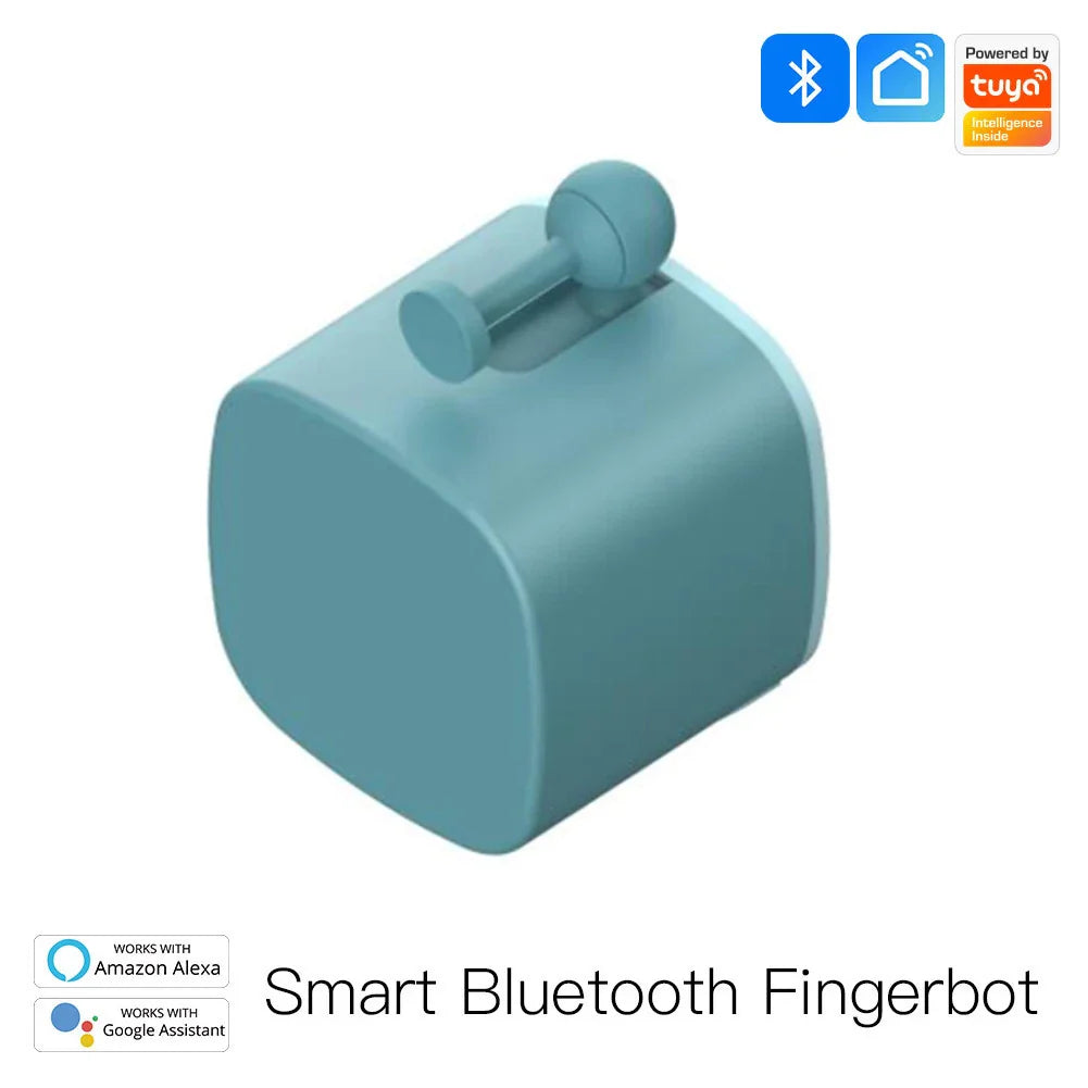 Tuya Bluetooth Smart Finger Robot Switch Button - Voice & APP Remote Control for Home Automation