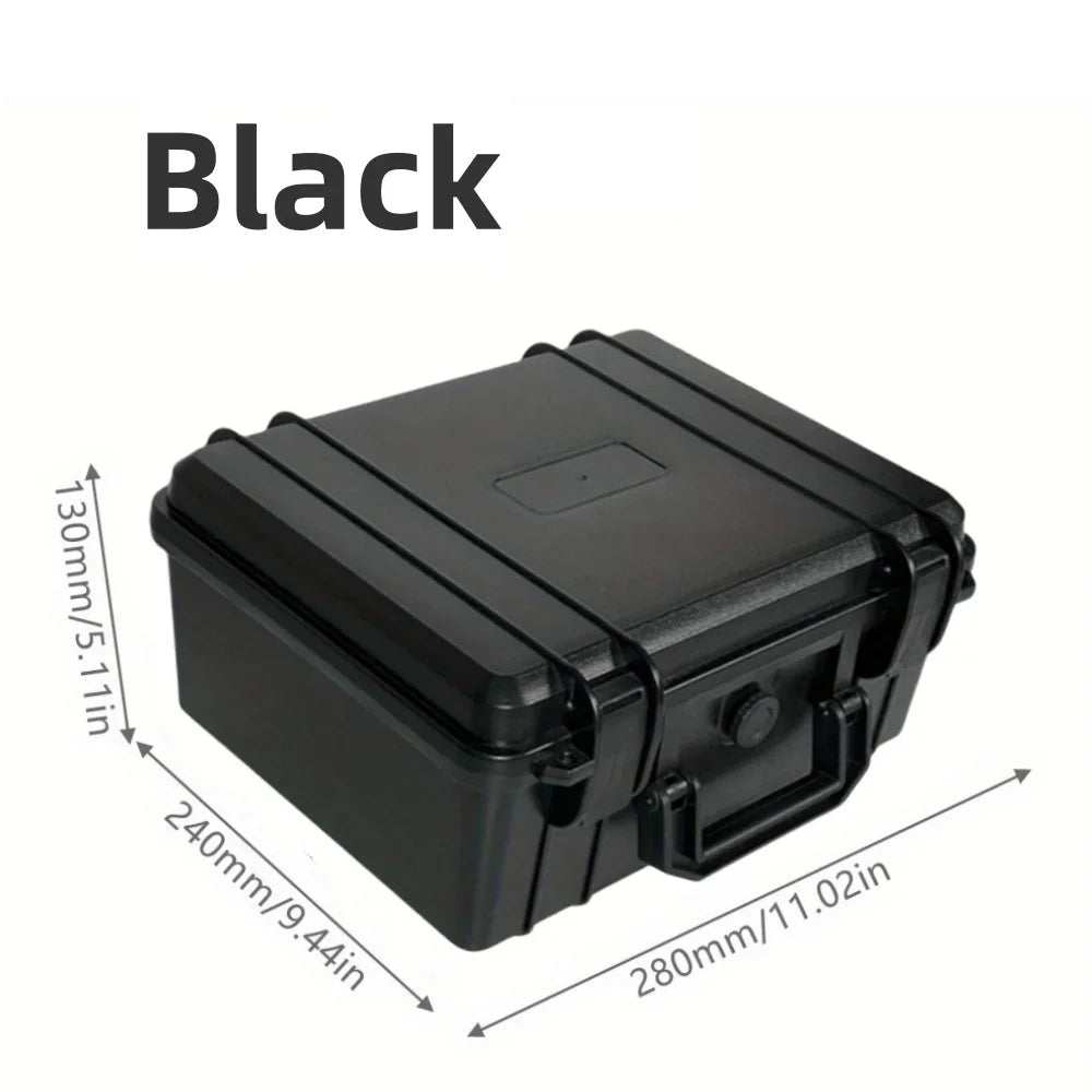 Multi-Function Water-Repellent and Moisture-Proof Tool Box with Sponge Protection – Shockproof, Dustproof, and Waterproof Storage Case