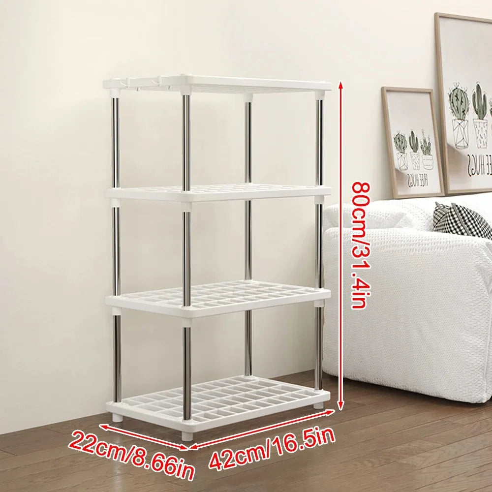 1PC Multi-Level Storage Rack for Kitchen and Bathroom – Snack Storage Rack for Living Area Floor