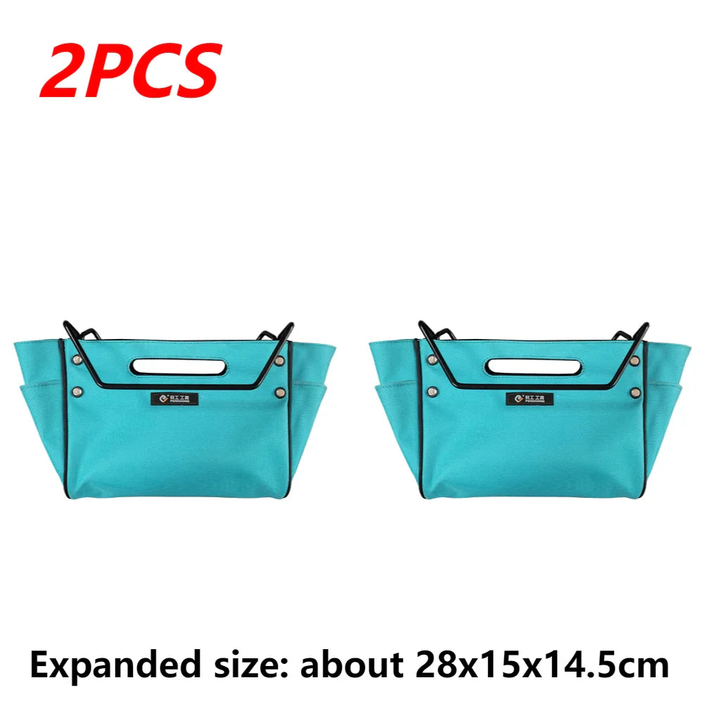 1-3PCS Telescoping Ladder Tool Bag - Portable Utility Tools Organizer with Pocket