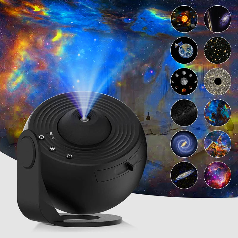 Night Light Galaxy Projector – Starry Sky 360° Rotating Planetarium Lamp for Kids and Bedroom Decor