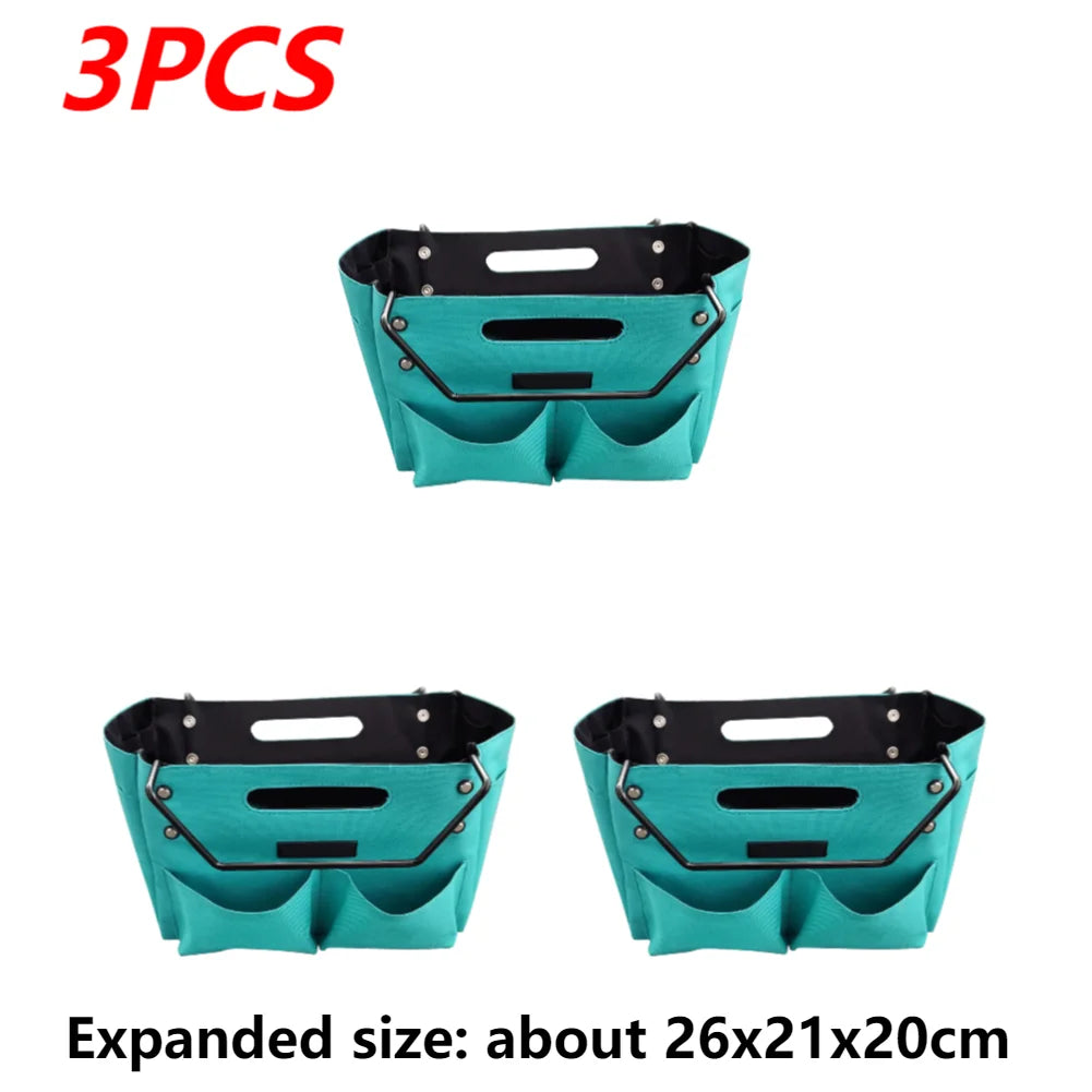 1-3PCS Telescoping Ladder Tool Bag - Portable Utility Tools Organizer with Pocket