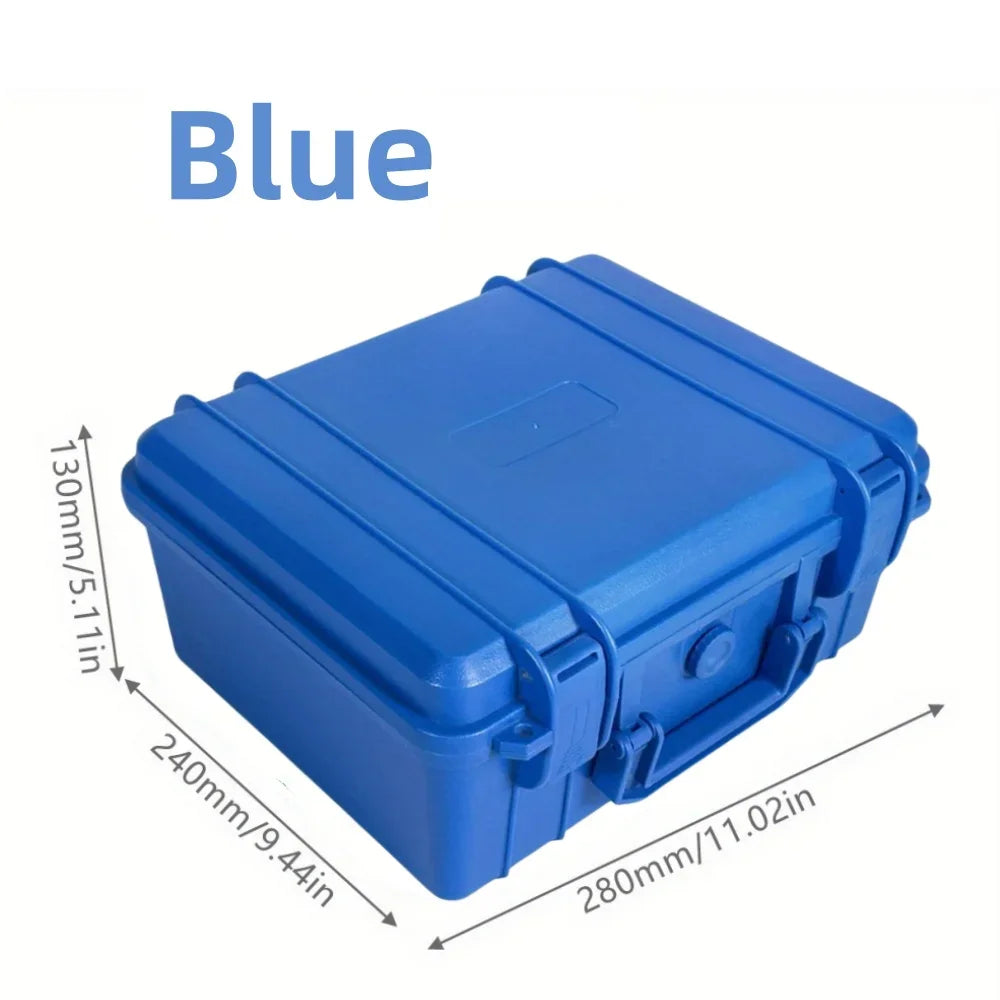 Multi-Function Water-Repellent and Moisture-Proof Tool Box with Sponge Protection – Shockproof, Dustproof, and Waterproof Storage Case