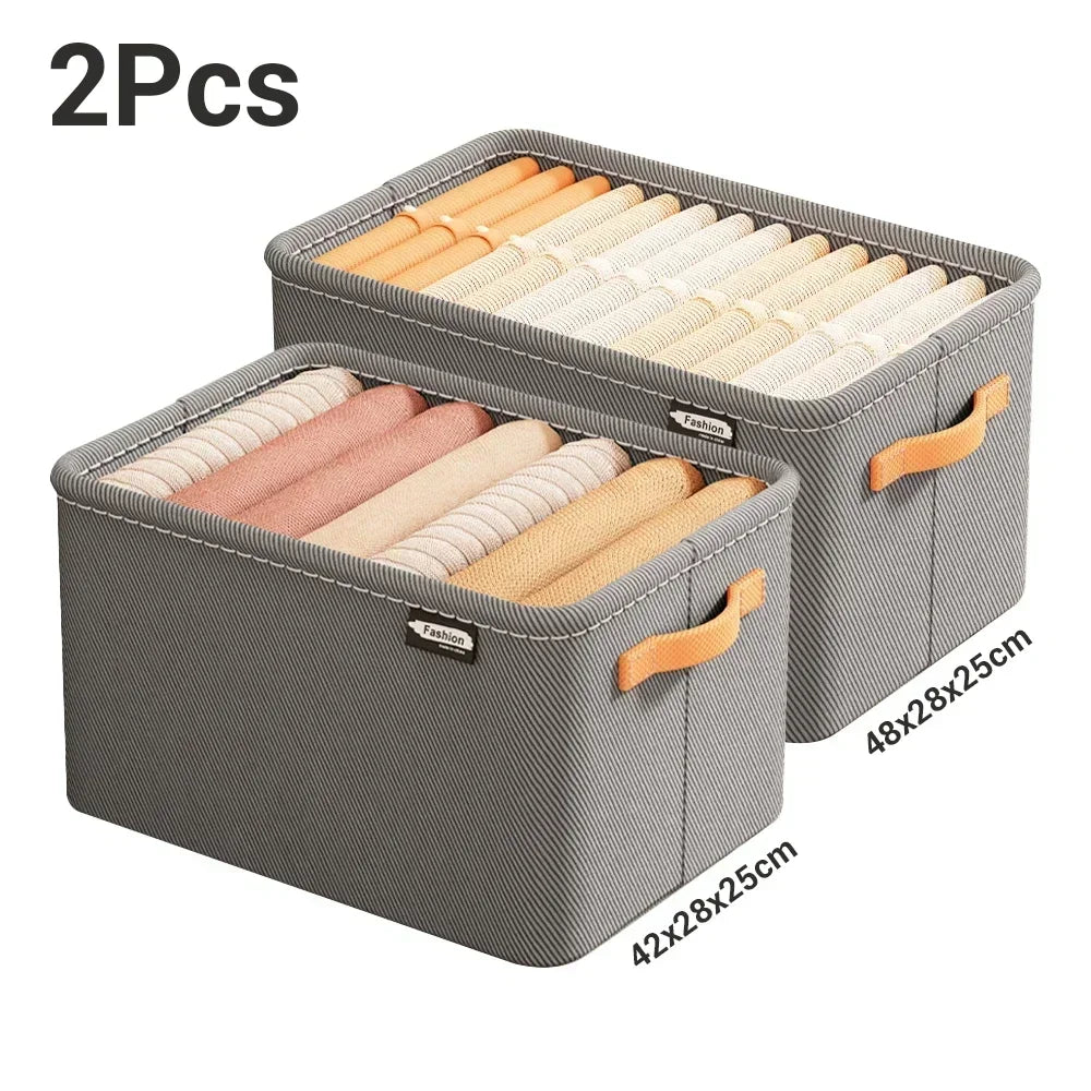Thicken Clothes Organizer - Foldable Storage Box for Pants, Sweaters, Jeans, and More