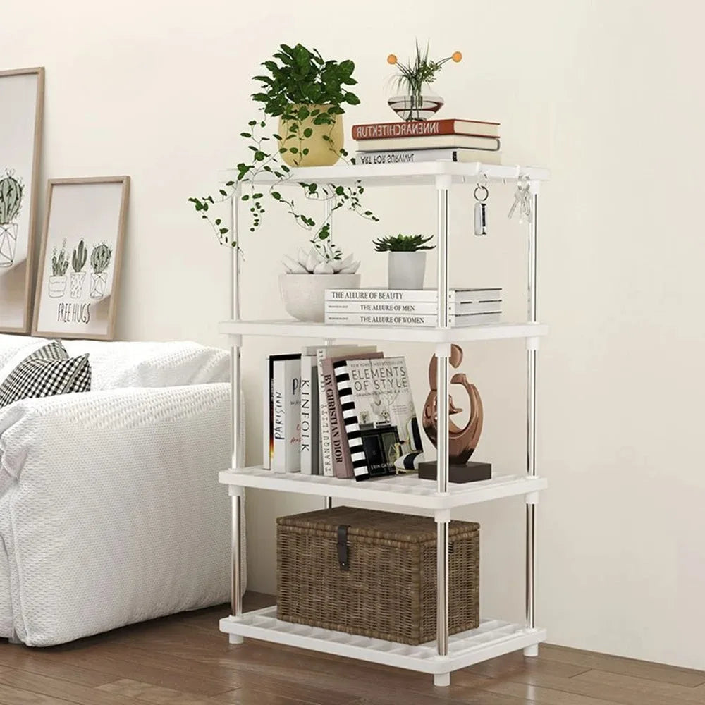1PC Multi-Level Storage Rack for Kitchen and Bathroom – Snack Storage Rack for Living Area Floor