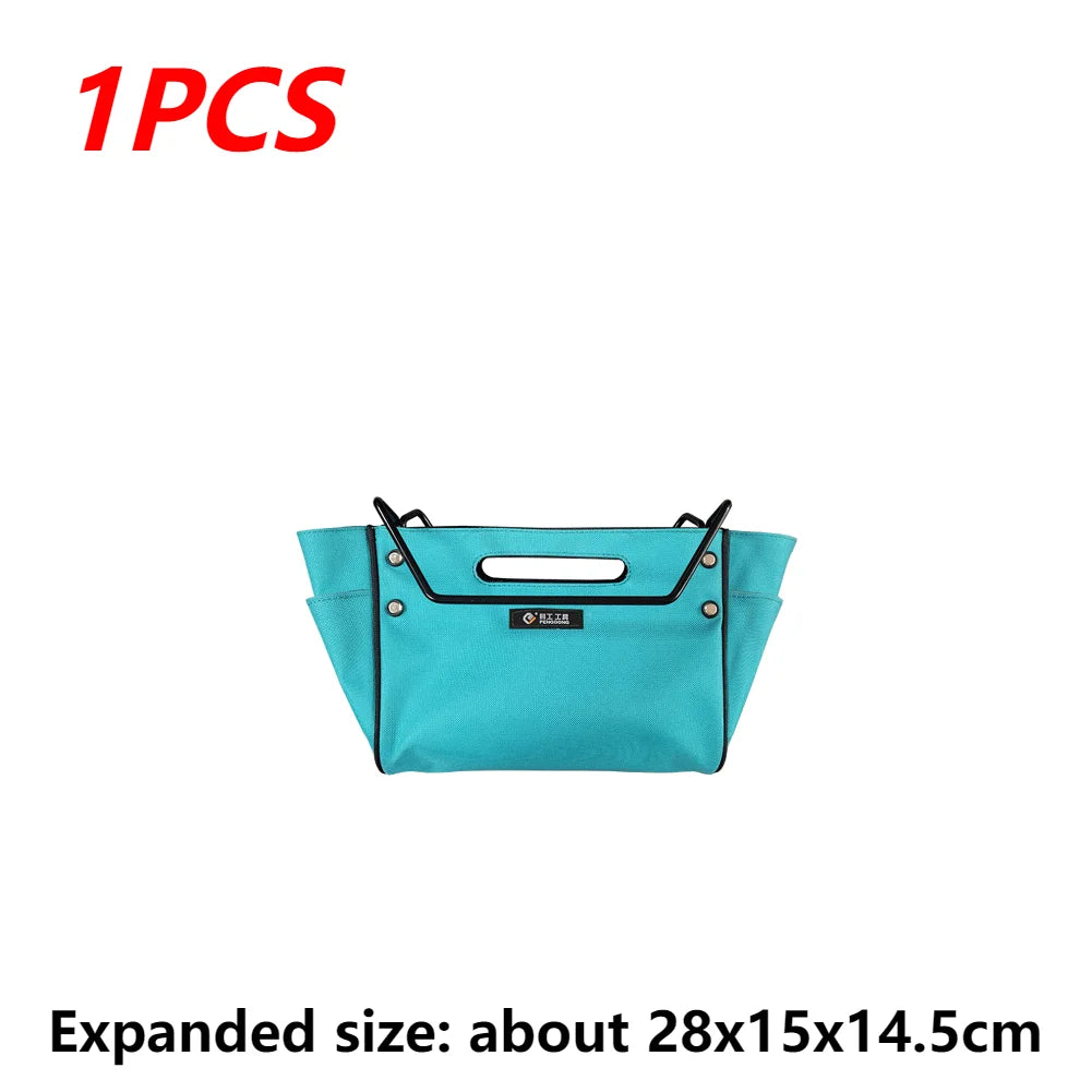 1-3PCS Telescoping Ladder Tool Bag - Portable Utility Tools Organizer with Pocket
