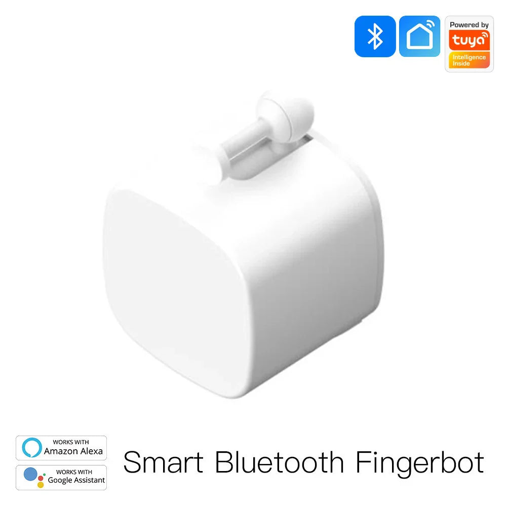 Tuya Bluetooth Smart Finger Robot Switch Button - Voice & APP Remote Control for Home Automation