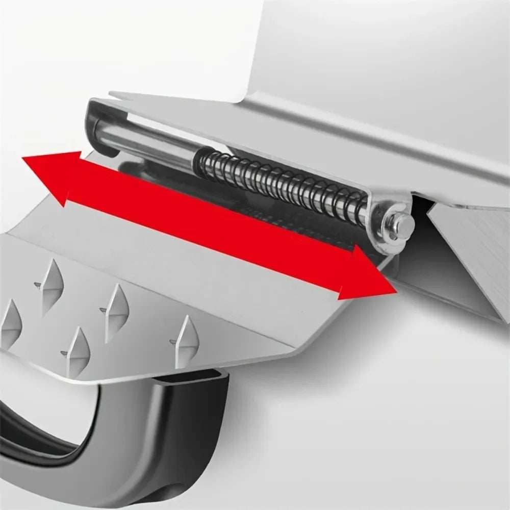 Portable Manual Bone Cutting Knife - Stainless Steel Frozen Meat & Vegetable Slicer for Household Us