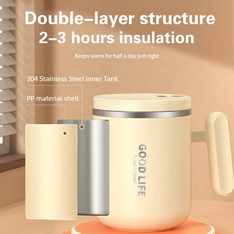 New Mini Electric Blender – Portable Protein Powder & Shake Blender with Electric Coffee Mug for Travel, Home, and Kitchen Use
