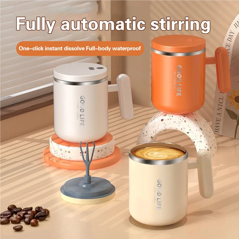 New Mini Electric Blender – Portable Protein Powder & Shake Blender with Electric Coffee Mug for Travel, Home, and Kitchen Use
