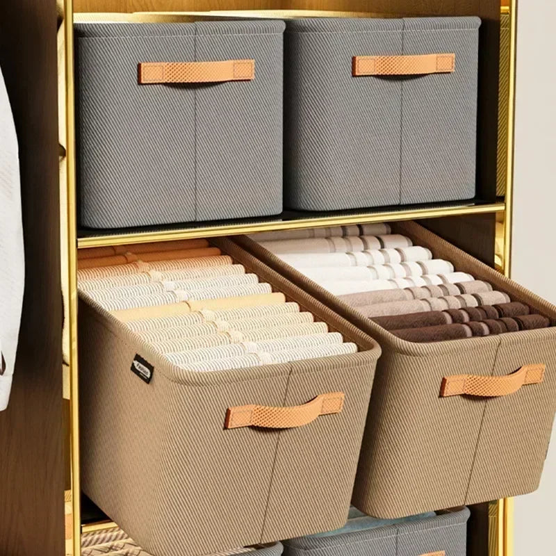 Thicken Clothes Organizer - Foldable Storage Box for Pants, Sweaters, Jeans, and More