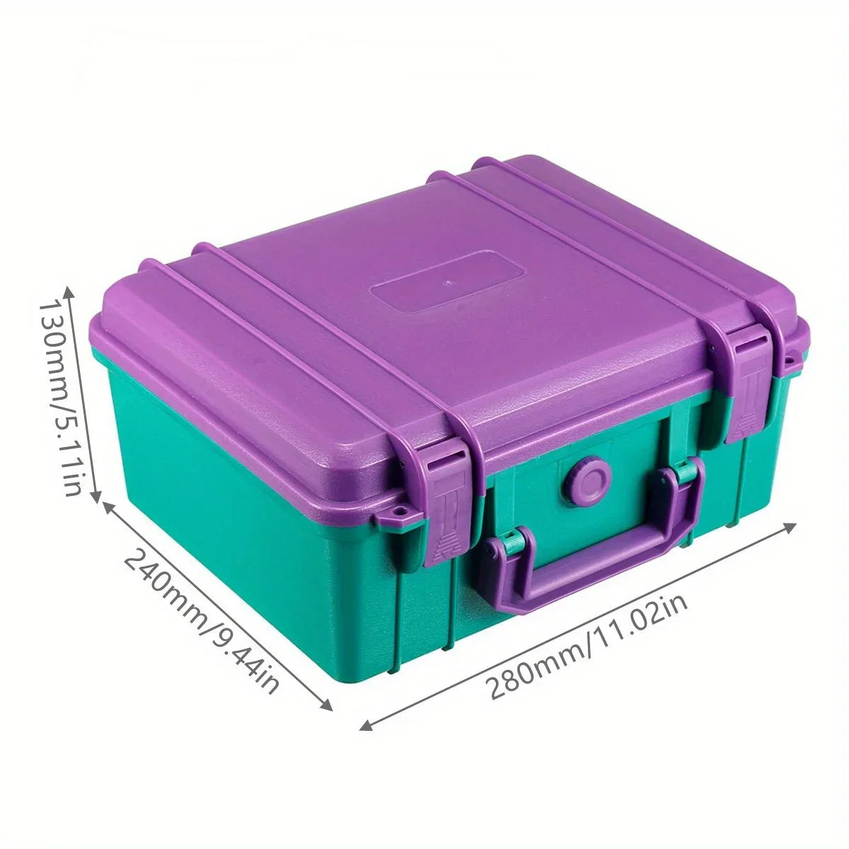 Multi-Function Water-Repellent and Moisture-Proof Tool Box with Sponge Protection – Shockproof, Dustproof, and Waterproof Storage Case